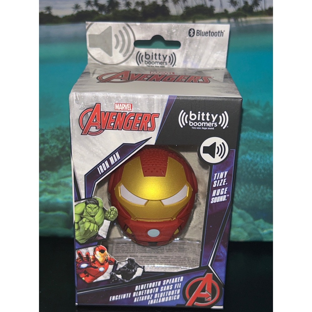 Marvel Avengers Iron Man Bitty Boomers Bluetooth Speaker New
